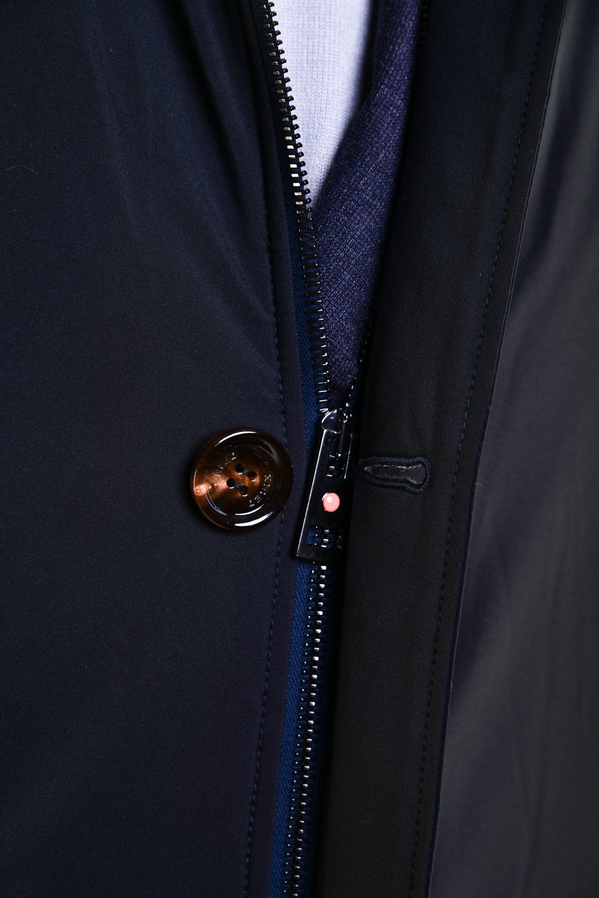 Kired by Kiton Sherp Zip-Up Overcoat