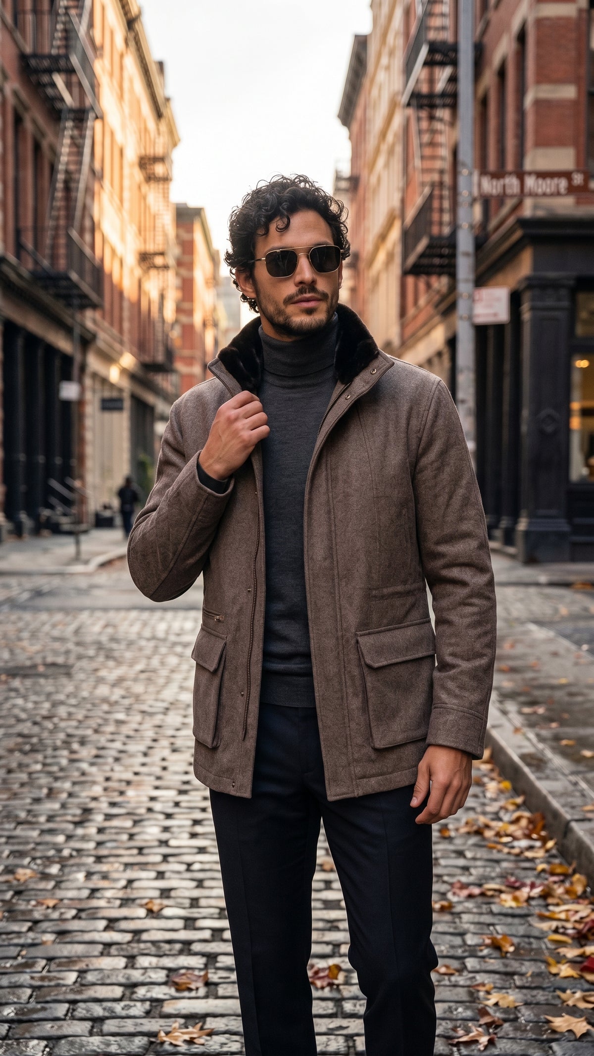 Kired by Kiton KONE Cashmere-Mink Fur Overcoat