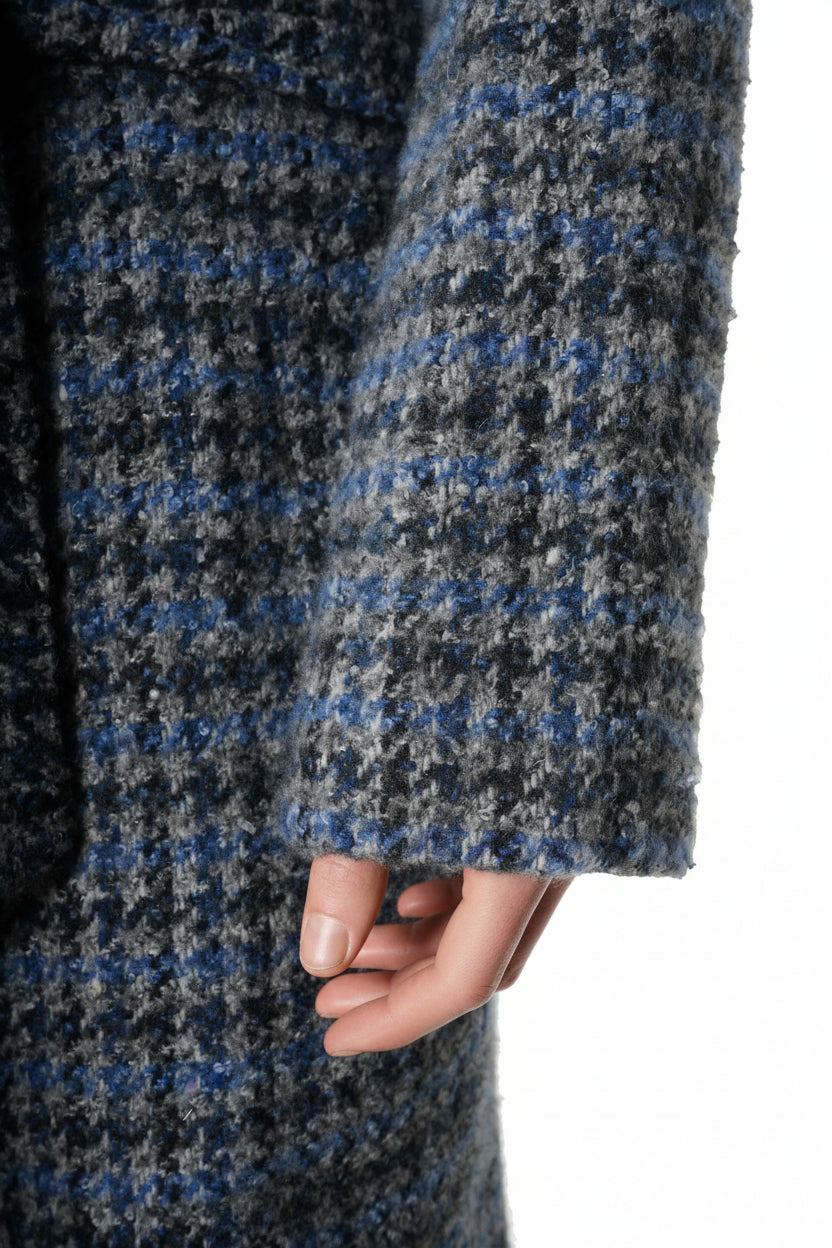 Kiton Woven Virgin Wool Button Down Overcoat