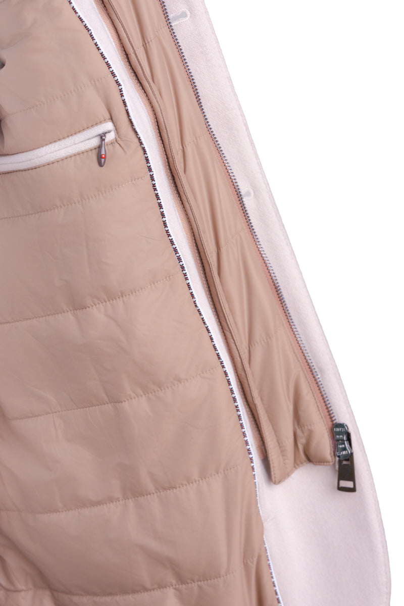 Kired by Kiton TIPAS Cashmere Overcoat w/ Goose Down Vest