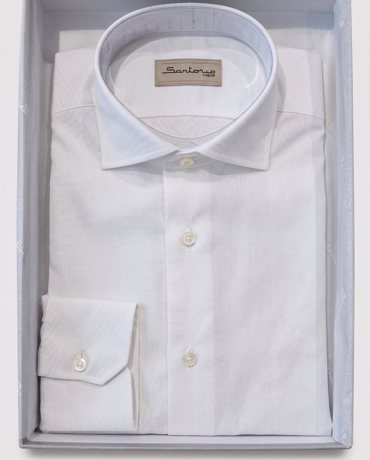 Sartorio Cotton Dress Shirt in white