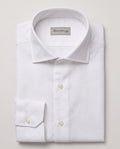 Sartorio Cotton Birdseye Dress Shirt in white
