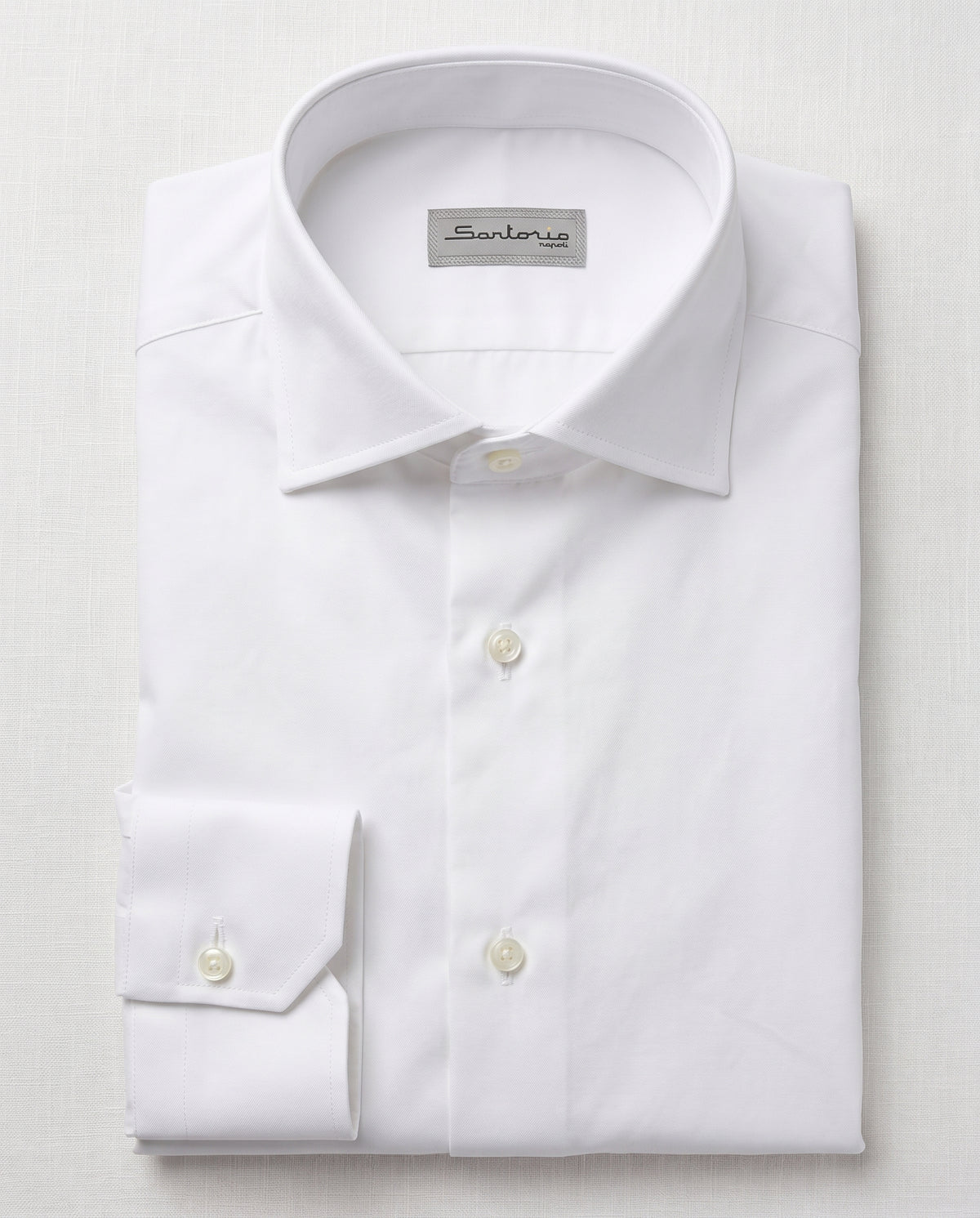 Sartorio Cotton Dress Shirt in white