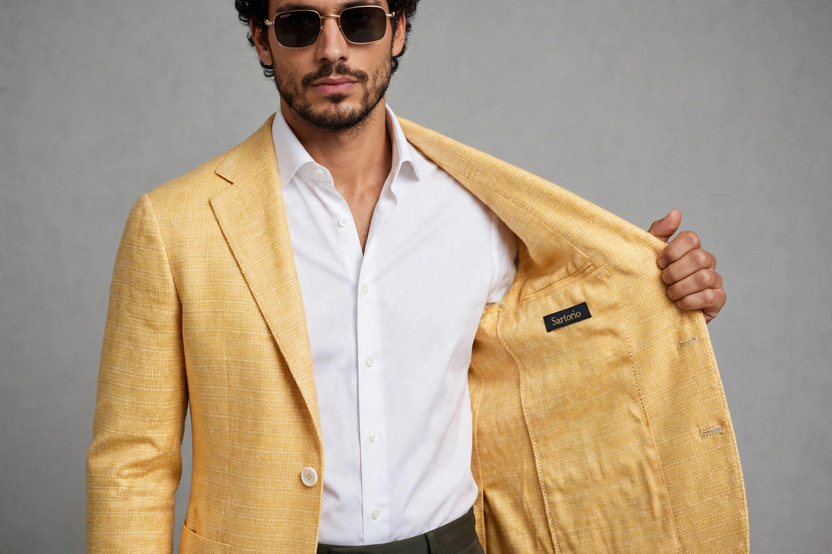 Sartorio Woven Cashmere Sport Jacket