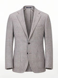 Sartorio Prince of Wales Virgin Wool Sport Jacket in light grey