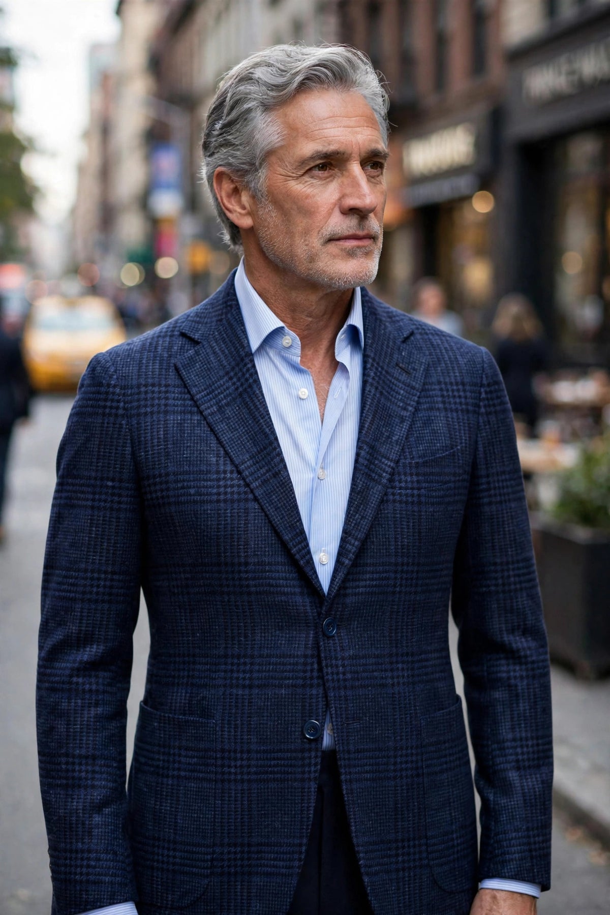 Sartorio Prince of Wales Wool Sport Jacket