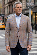 Sartorio Prince of Wales Wool Sport Jacket