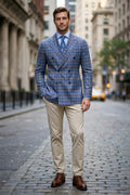 Sartorio Double Breasted Virgin Wool-Silk Sport Jacket