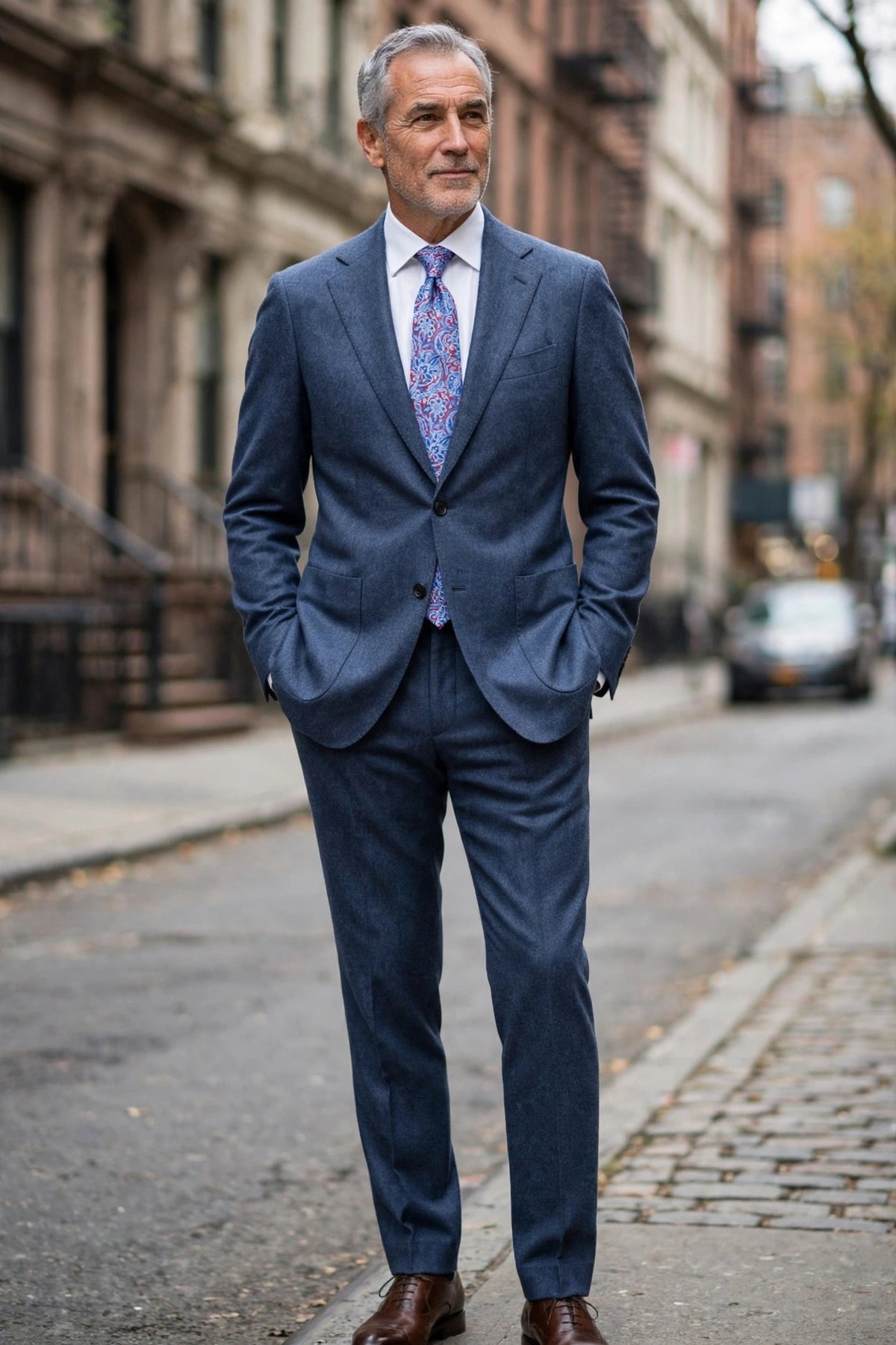 Sartorio Solid Virgin Wool-Cashmere Suit
