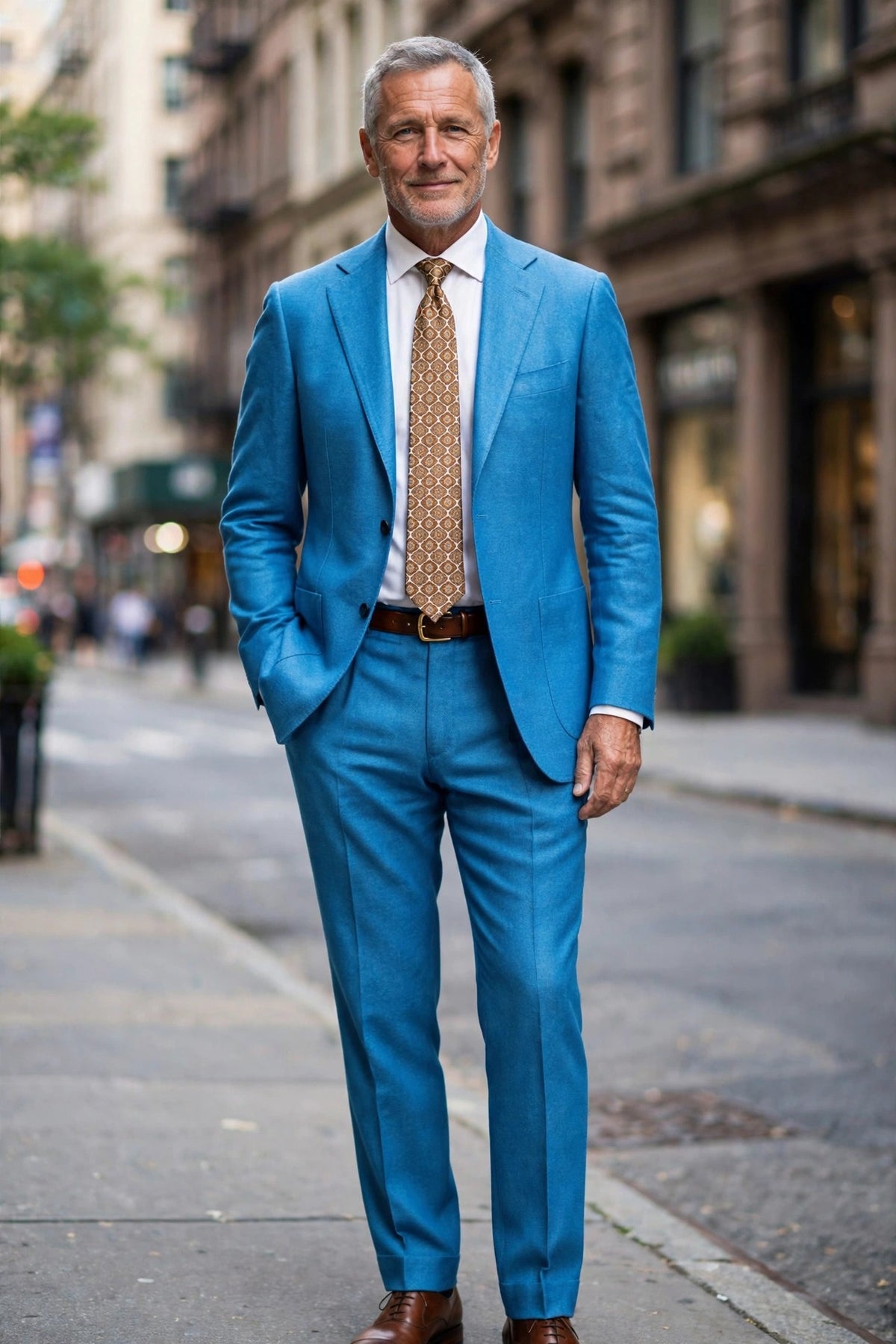 Sartorio Solid Virgin Wool-Silk Suit