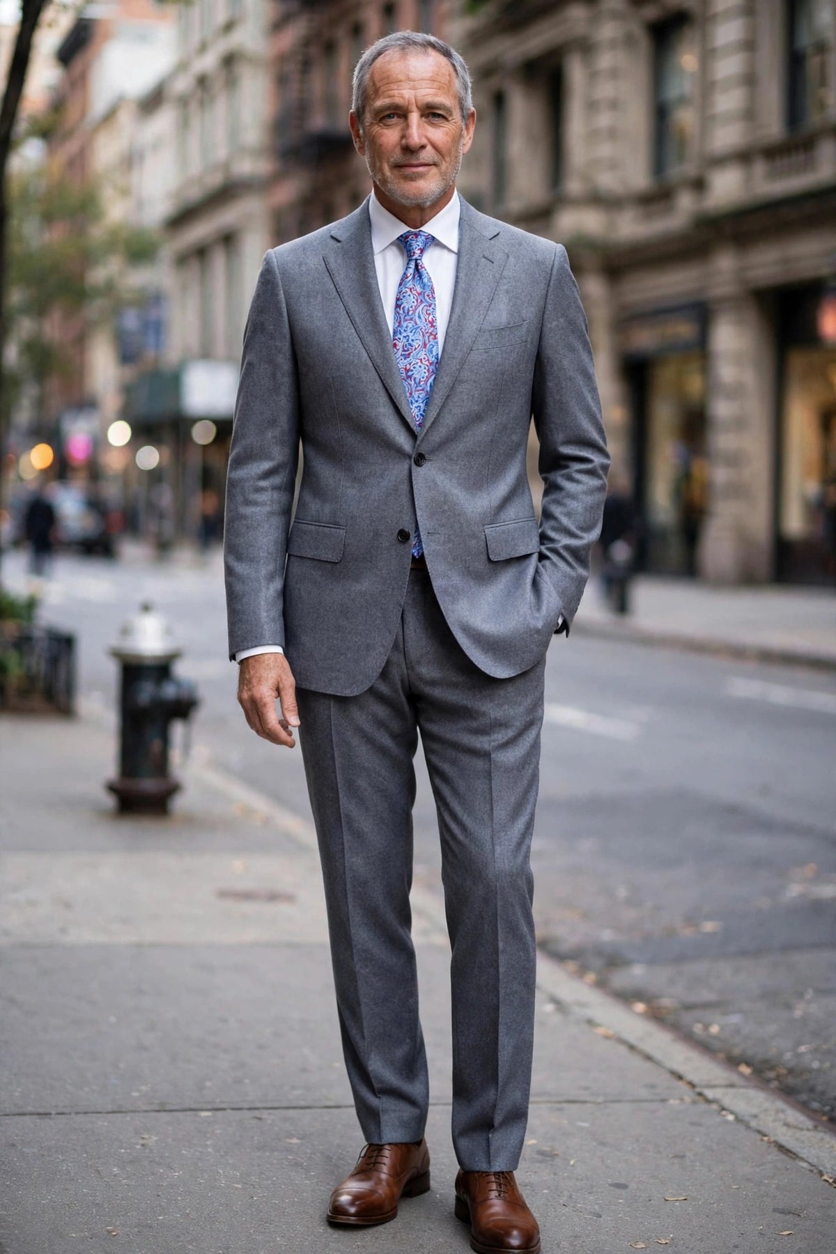 Sartorio Solid Virgin Wool-Silk Suit