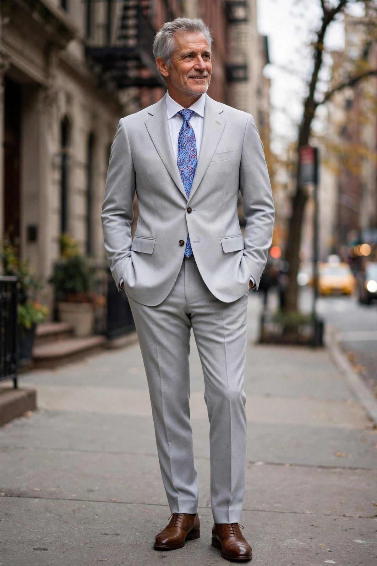 Sartorio Solid Virgin Wool-Silk Suit