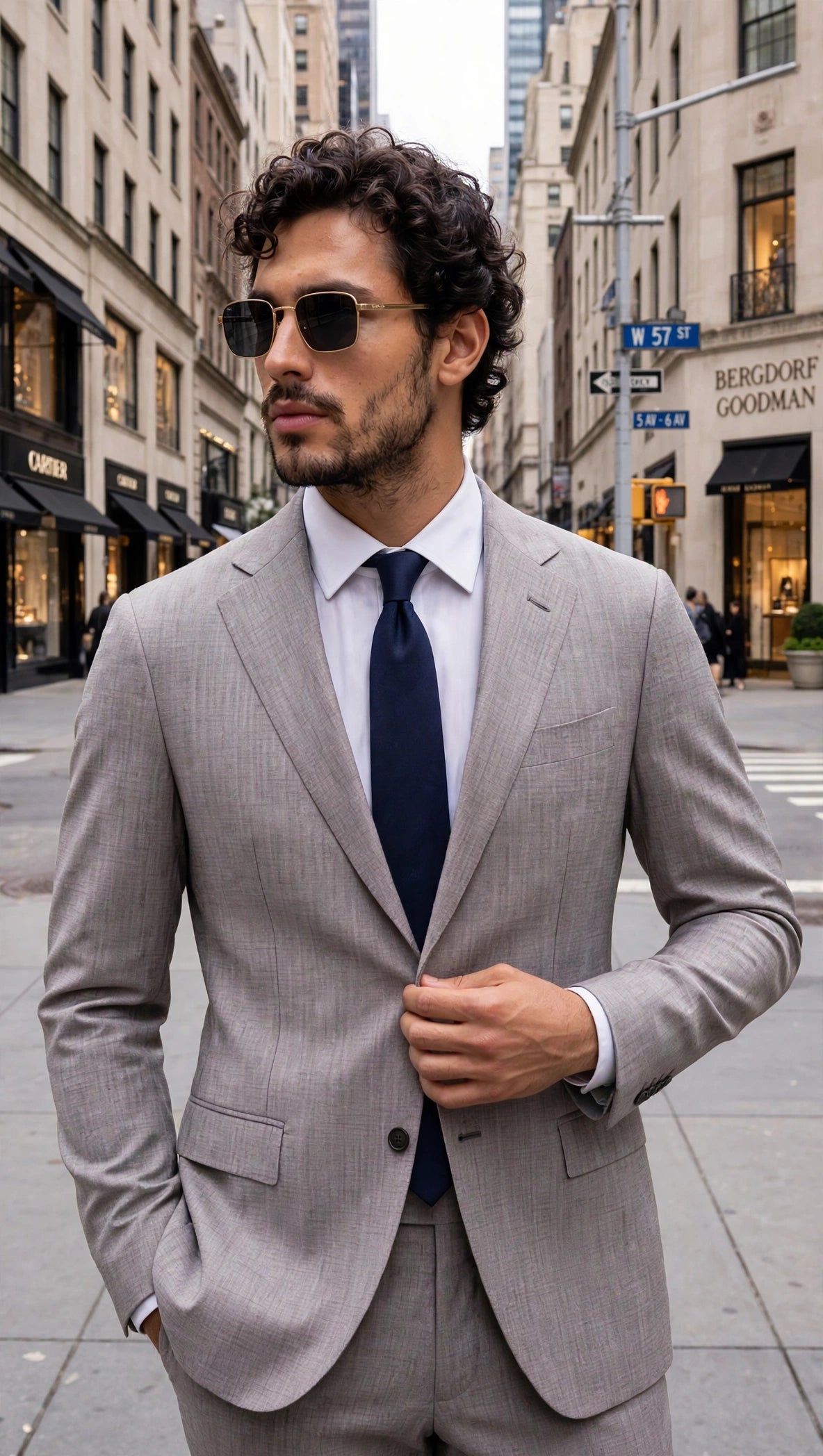 Sartorio Virgin Wool-Mohair Suit