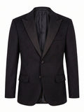 Sartorio Cashmere Tuxedo Jacket in black