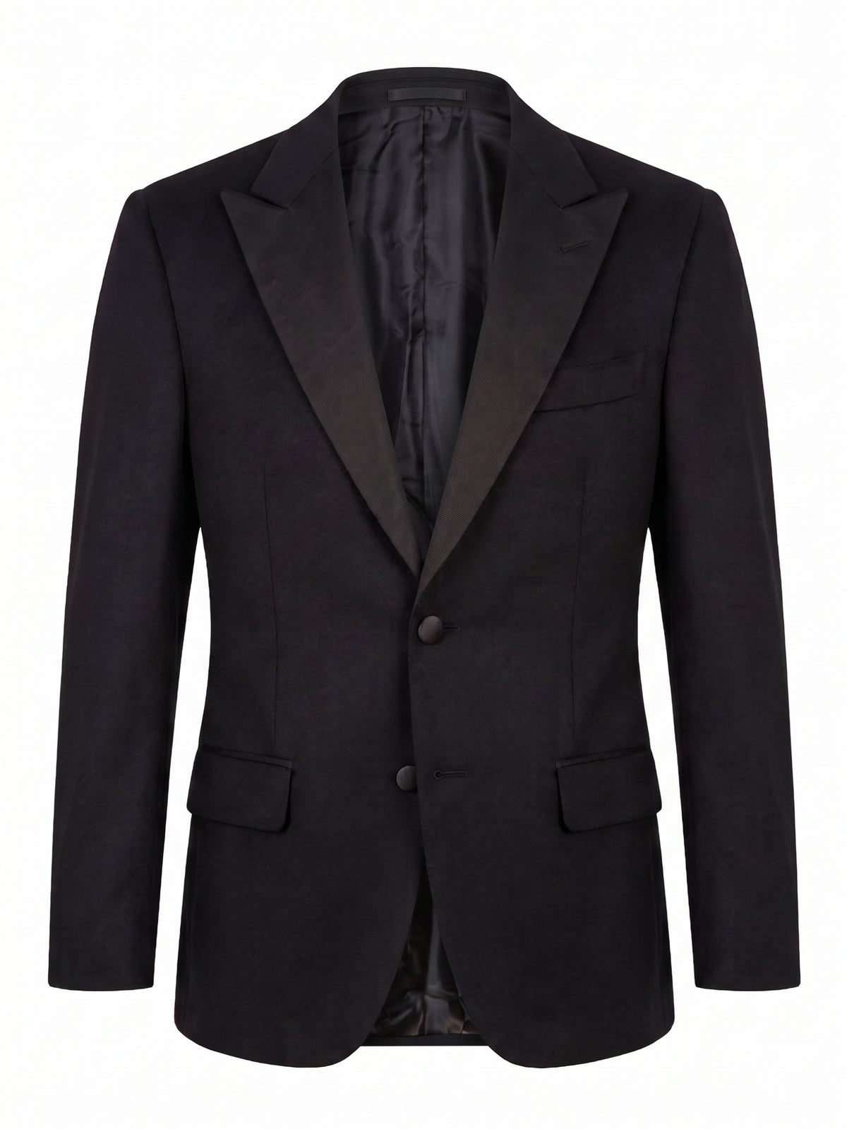 Sartorio Cashmere Tuxedo Jacket in black