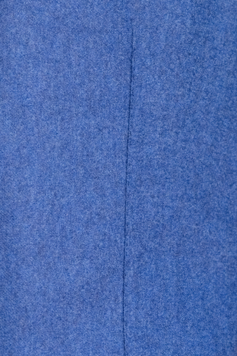 Close-up of blue fabric texture