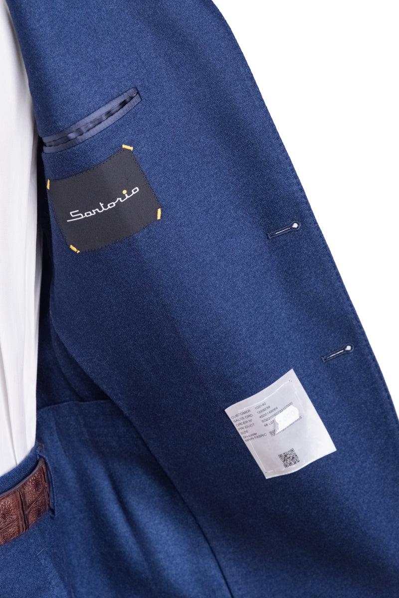 Sartorio Solid Virgin Wool-Silk Suit