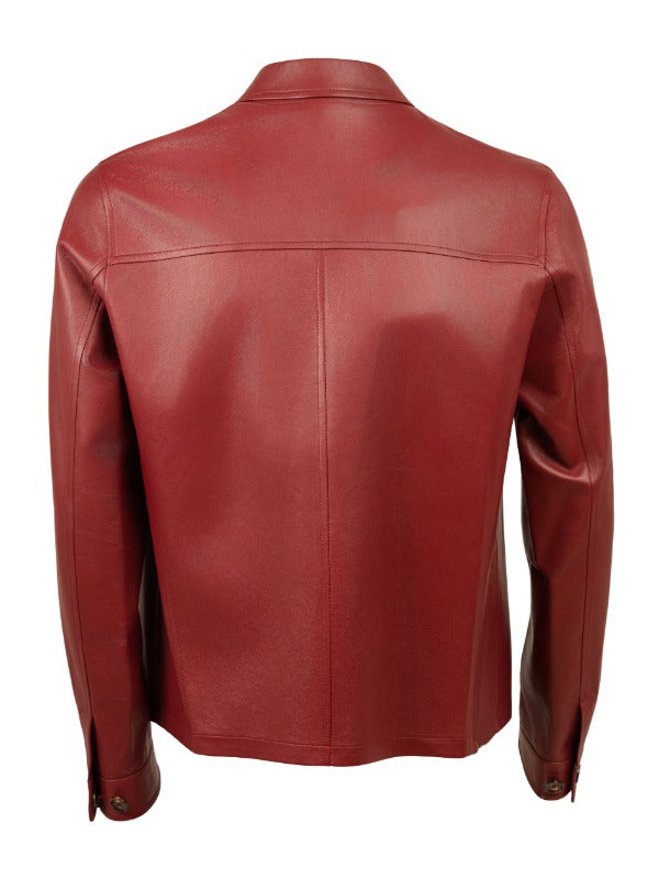Kired Juan Lambskin Leather Zip-Up Jacket