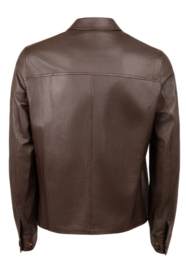 Kired Juan Lambskin Leather Zip-Up Jacket