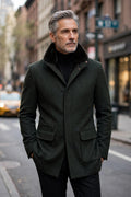 Kired by Kiton KONE Cashmere-Mink Fur Overcoat