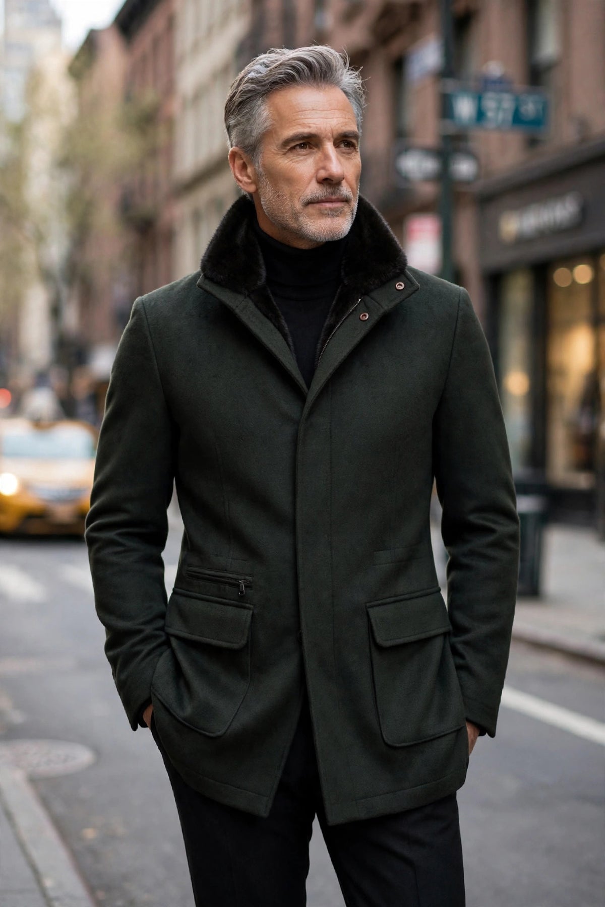 Kired by Kiton KONE Cashmere-Mink Fur Overcoat