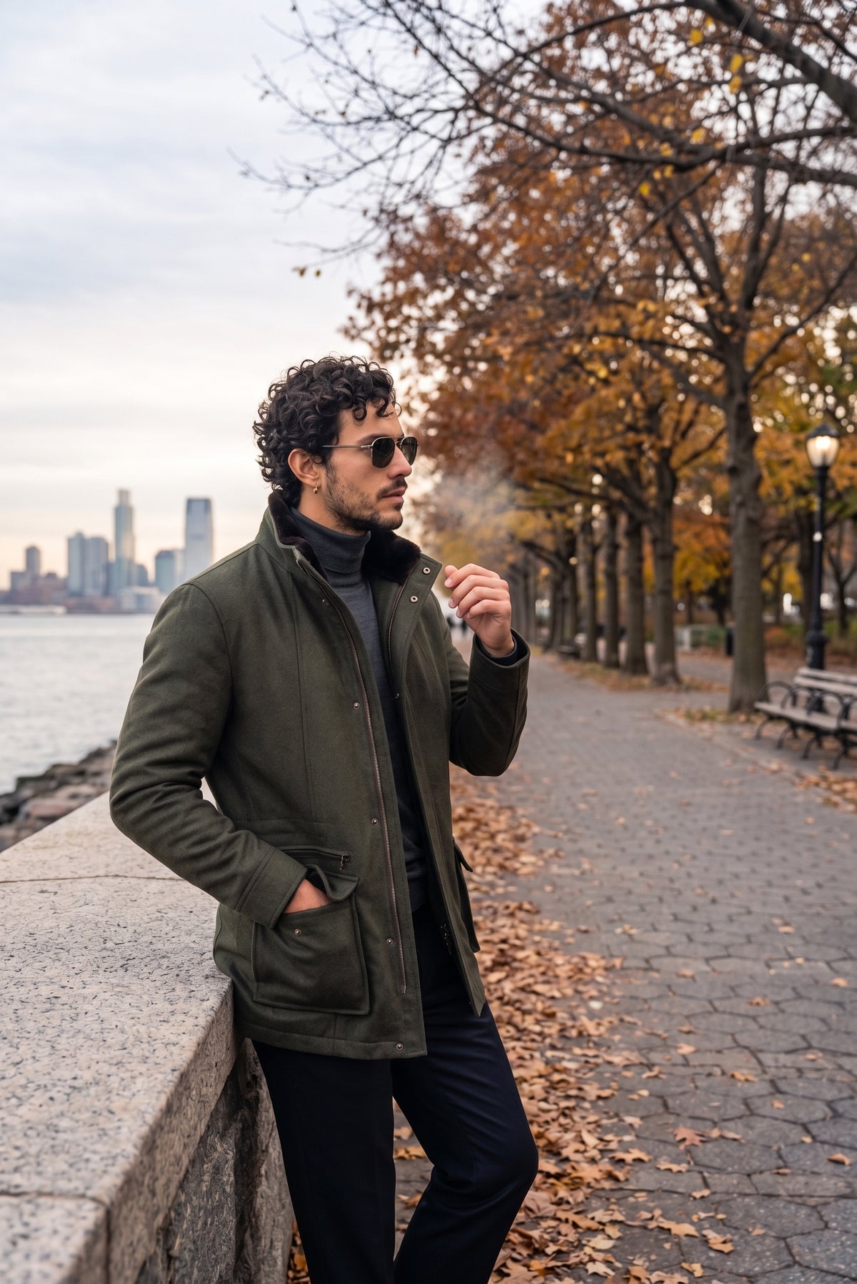 Kired by Kiton KONE Cashmere-Mink Fur Overcoat