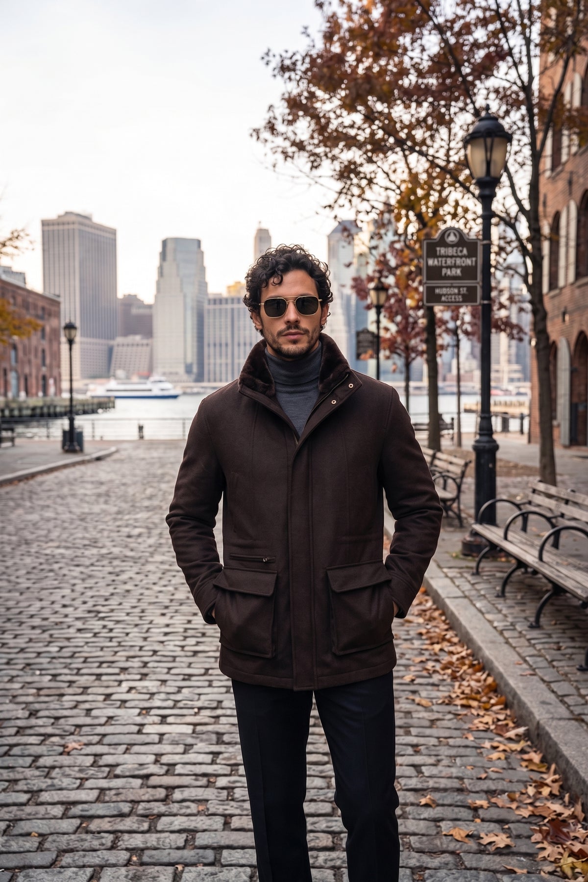 Kired by Kiton KONE Cashmere-Mink Fur Overcoat