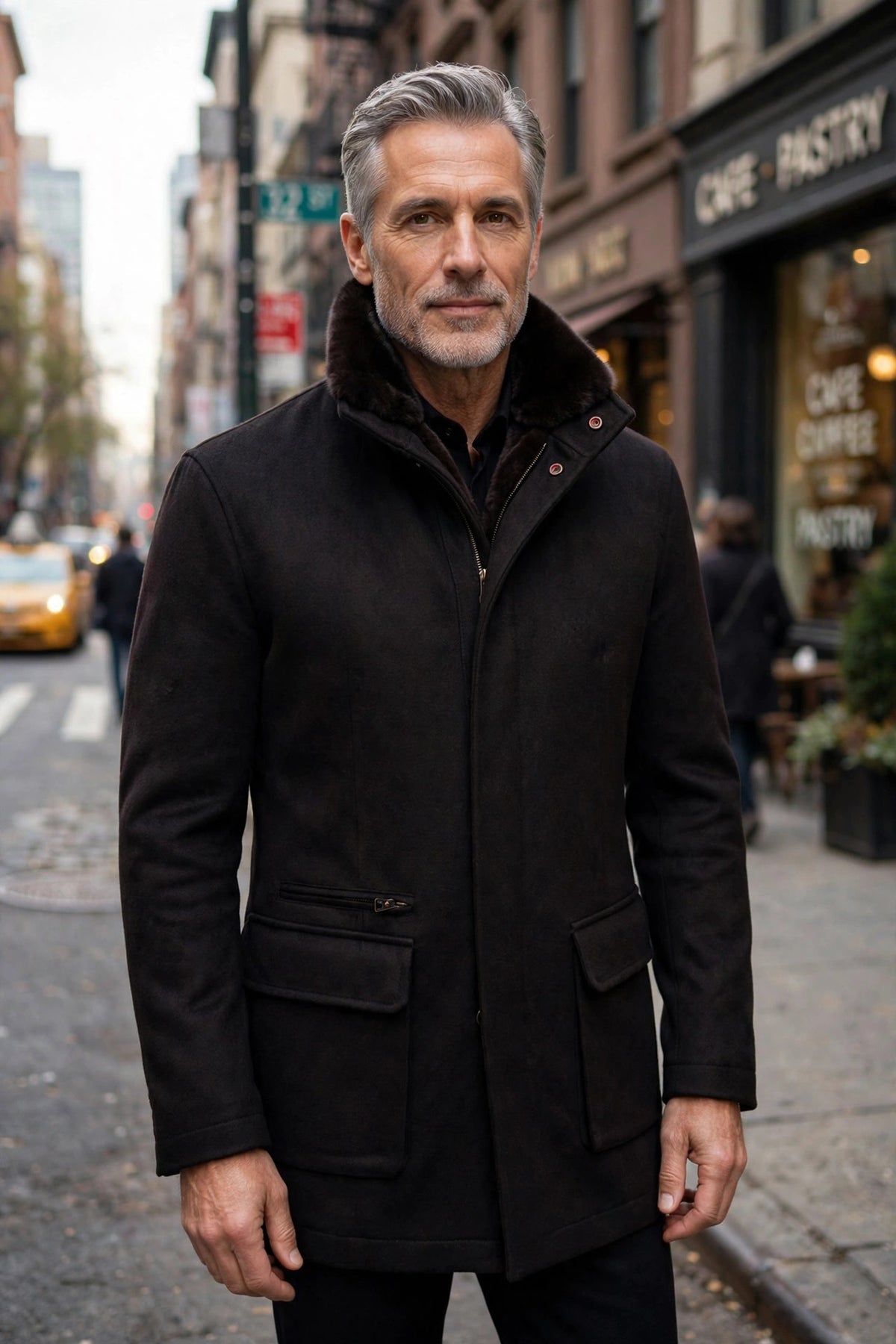 Kired by Kiton KONE Cashmere-Mink Fur Overcoat