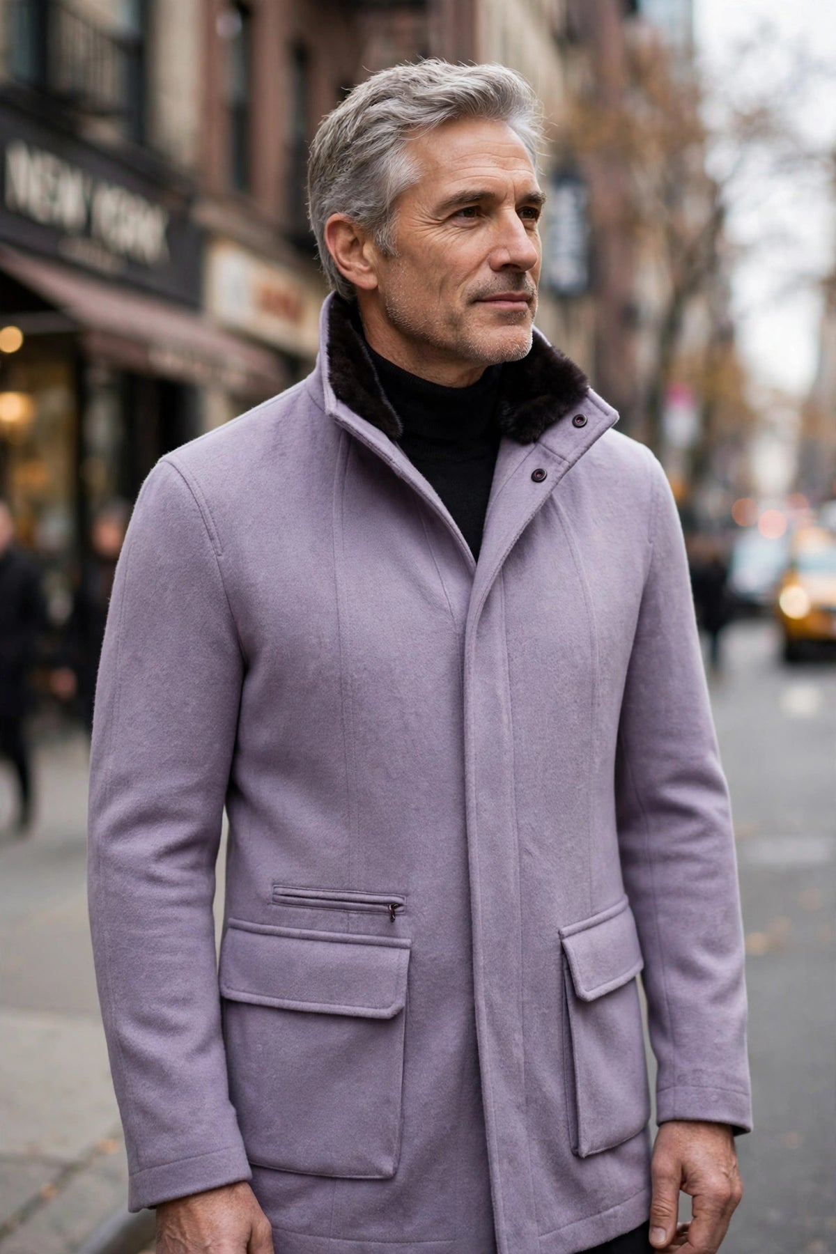 Kired by Kiton KONE Cashmere-Mink Fur Overcoat