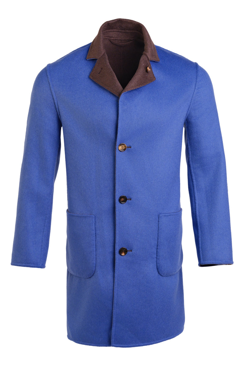 Kired by Kiton PARANA1 Cashmere Reversible Overcoat