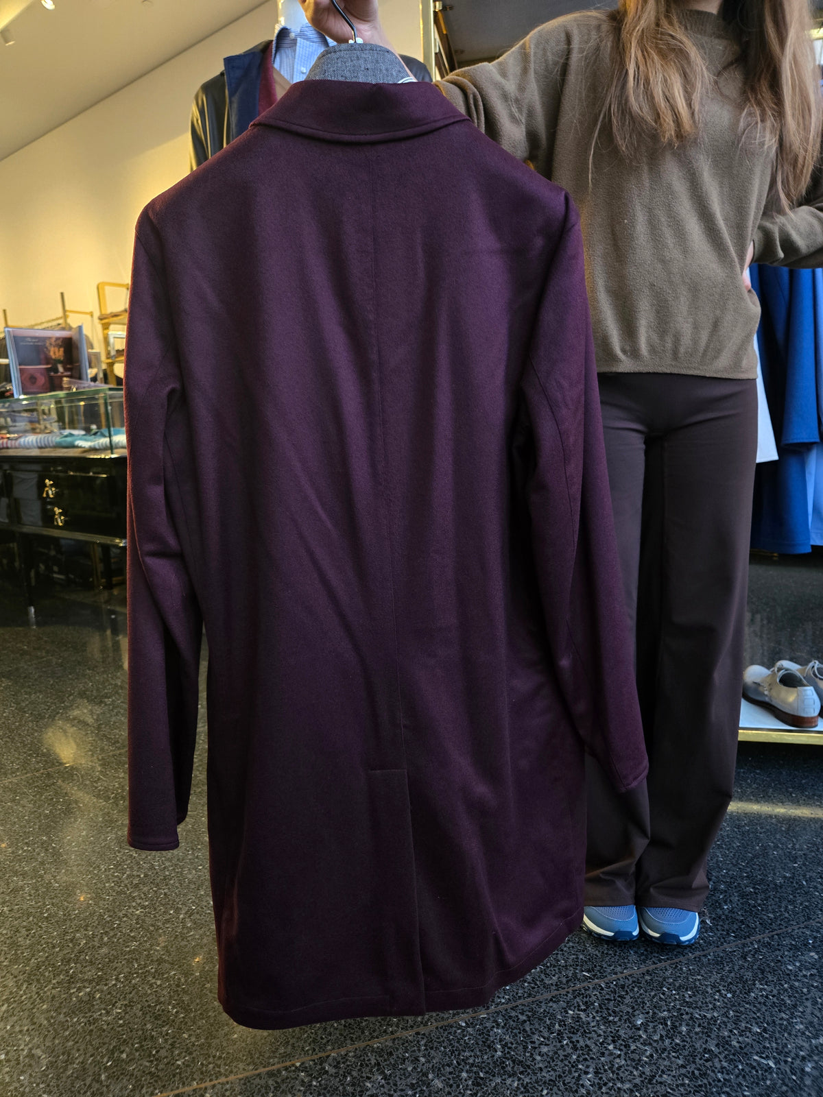 Kired Peak Cashmere-Nylon Reversible Overcoat