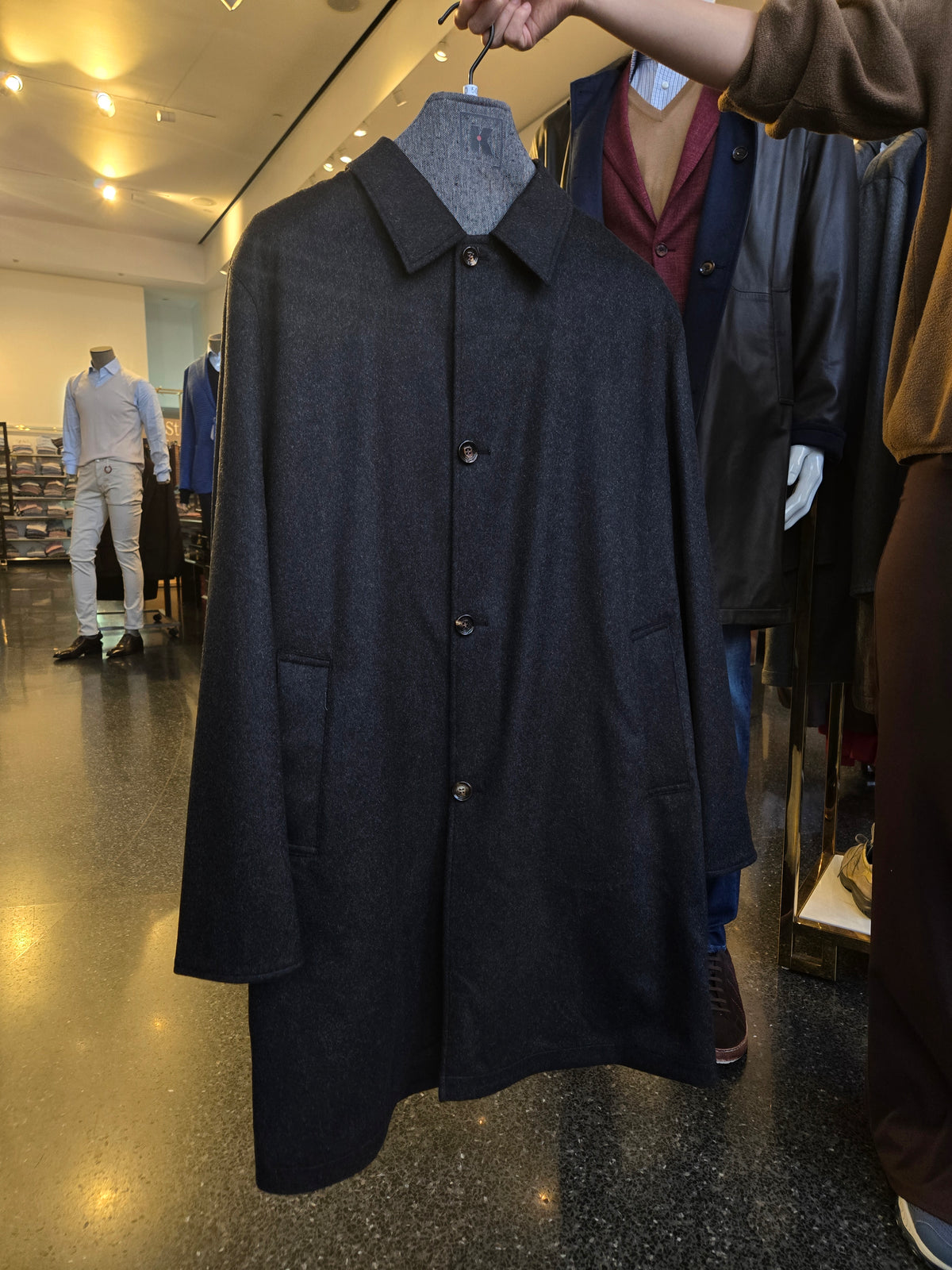 Kired Peak Cashmere-Nylon Reversible Overcoat