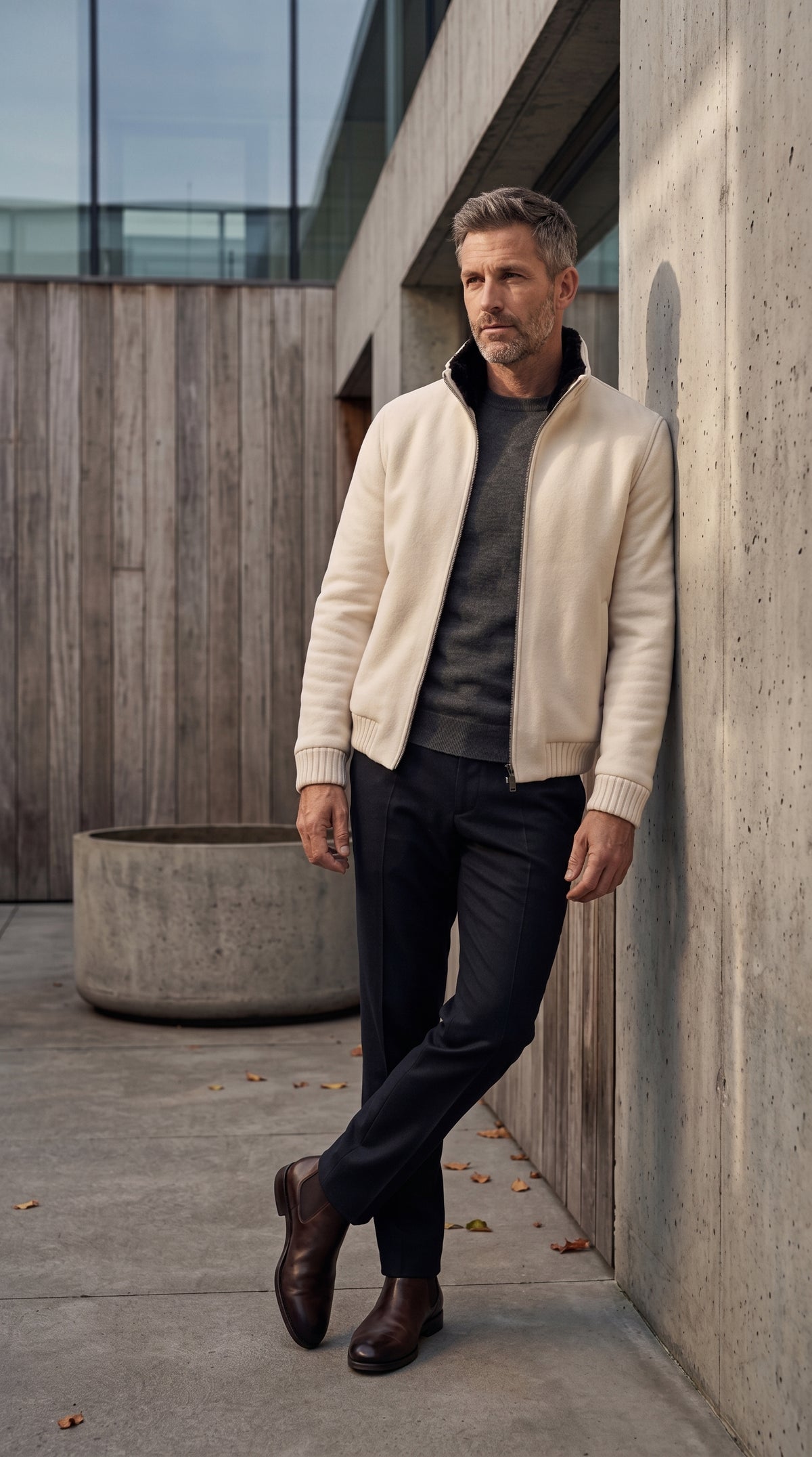 Kired by Kiton SABA Cashmere Beaver Fur Lined Bomber