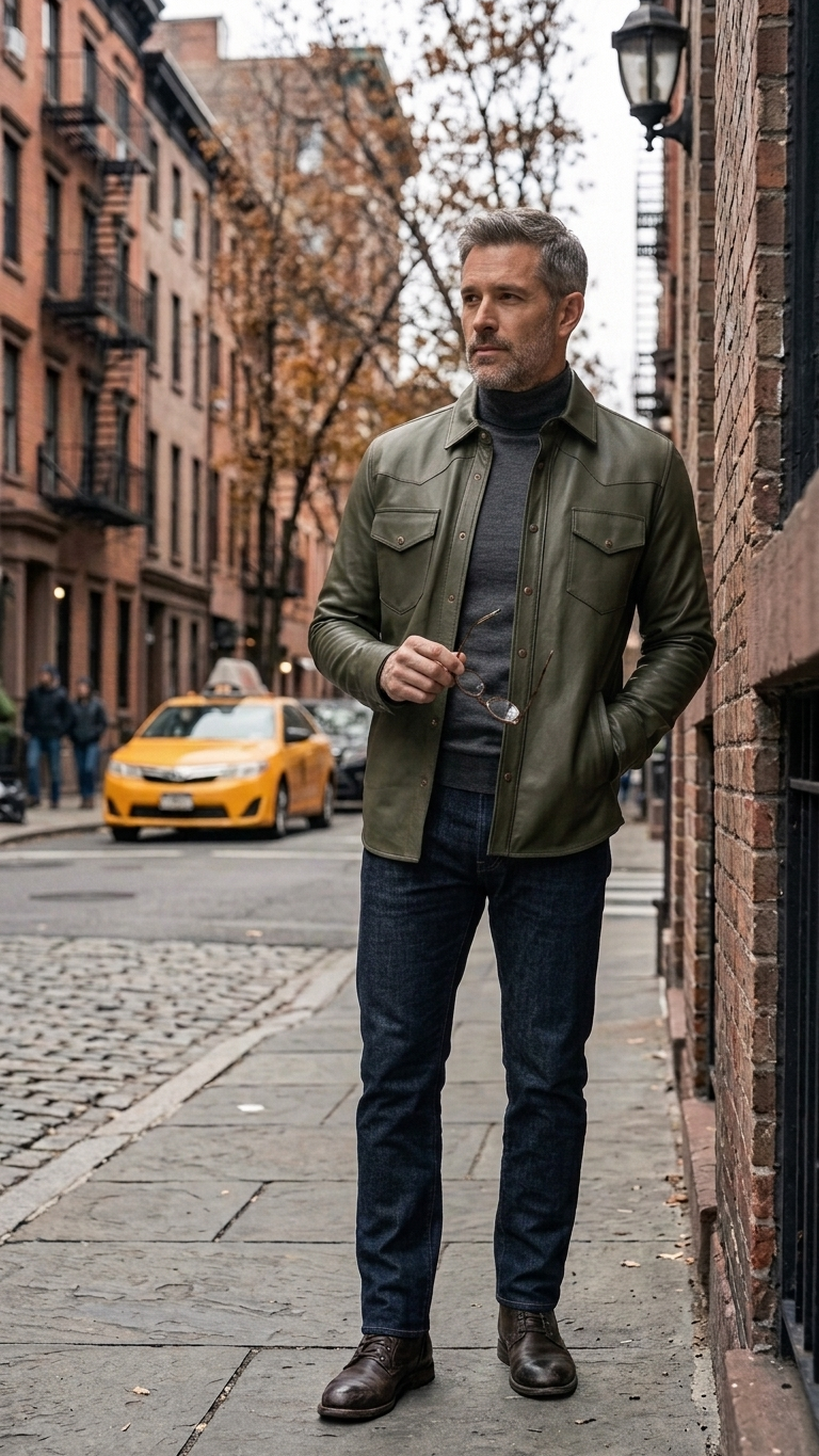 Kired TOTO Lambskin Overshirt