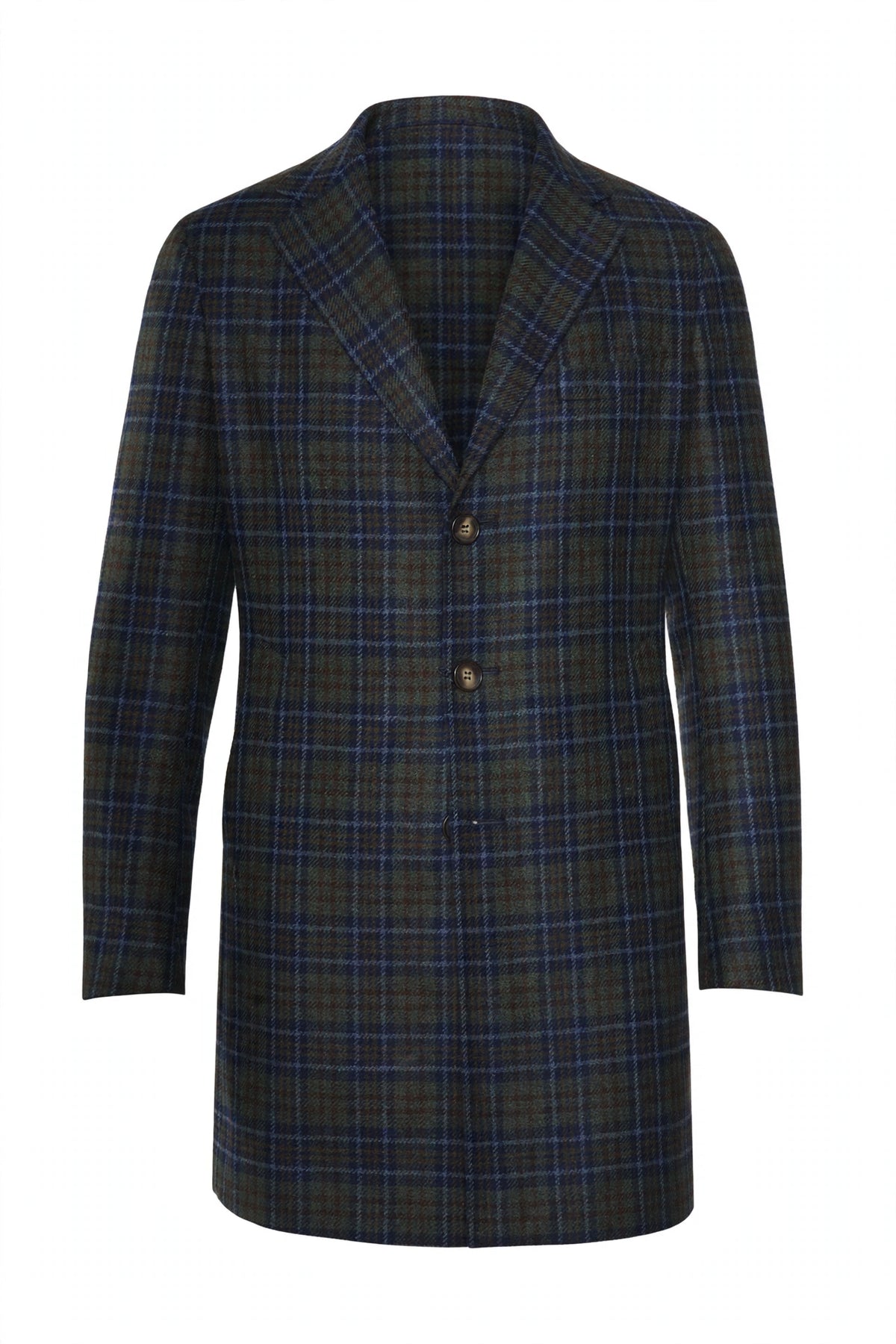 Fiore di Napoli Patterned Wool-Cashmere Overcoat