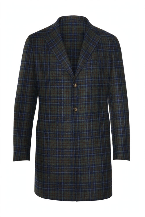 Fiore di Napoli Patterned Wool-Cashmere Overcoat