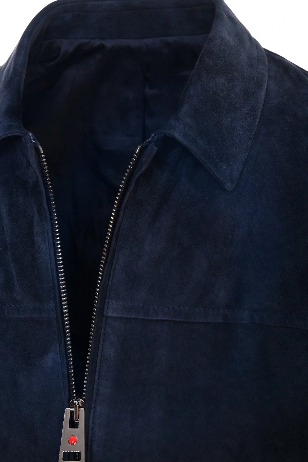 Kired Juan Lambskin Suede Zip-Up Jacket