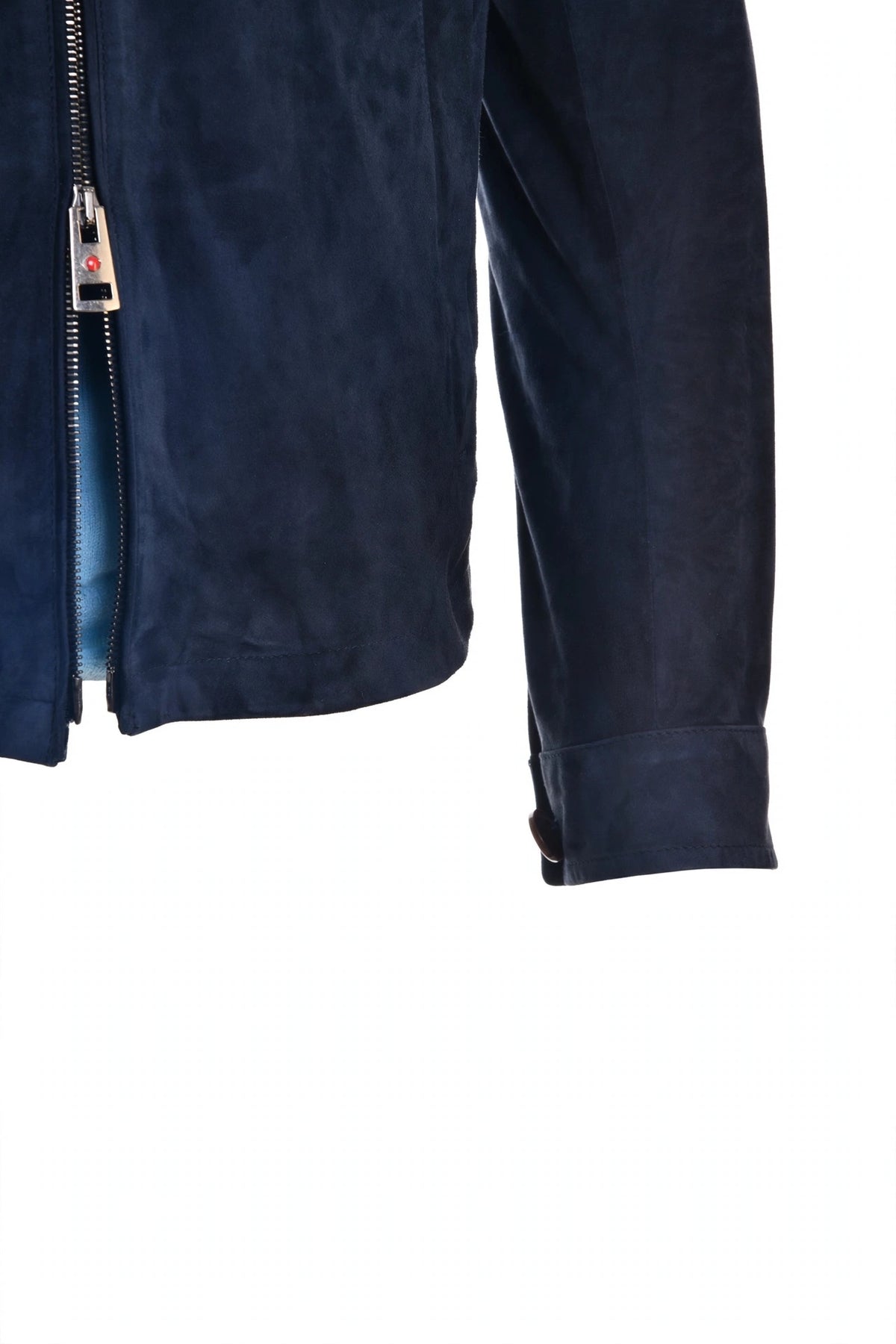 Kired Juan Lambskin Suede Zip-Up Jacket