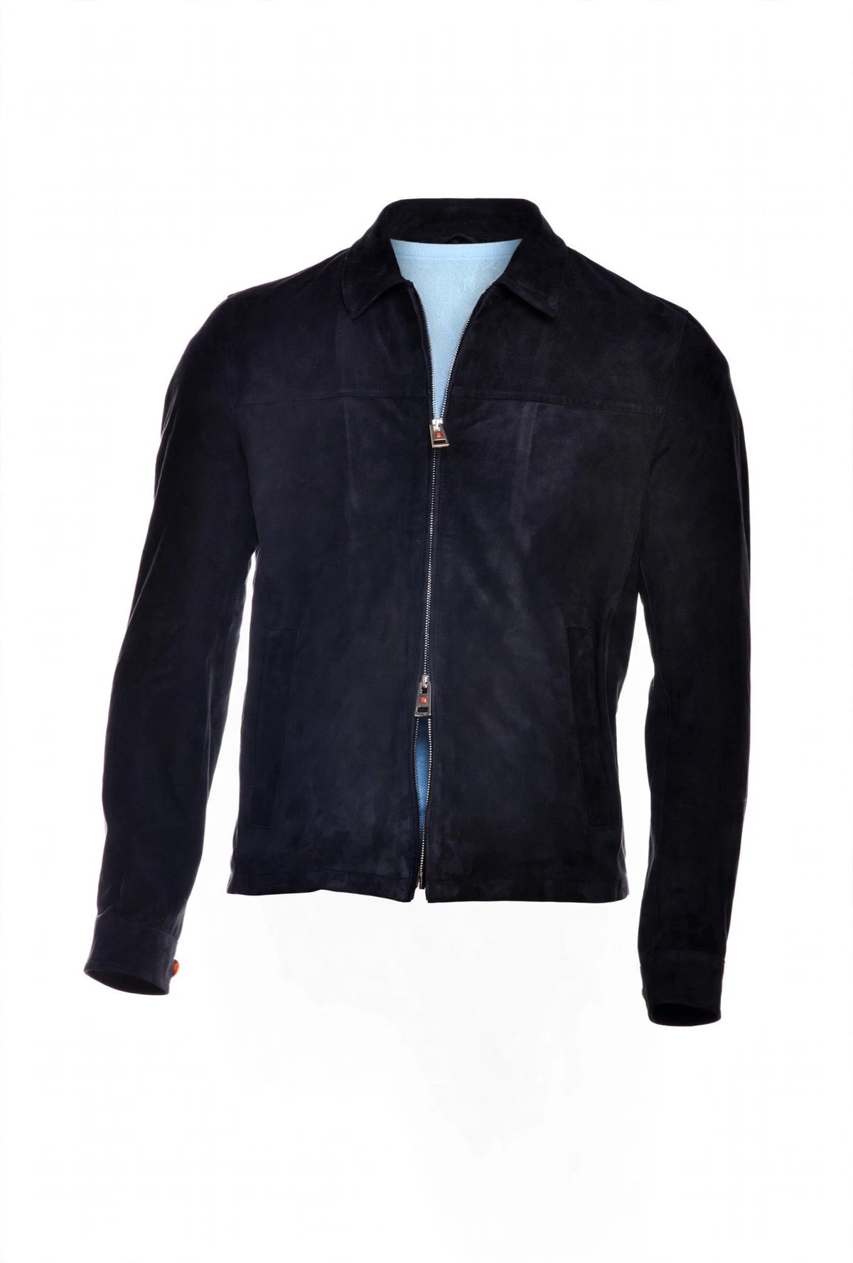 Kired Juan Lambskin Suede Zip-Up Jacket