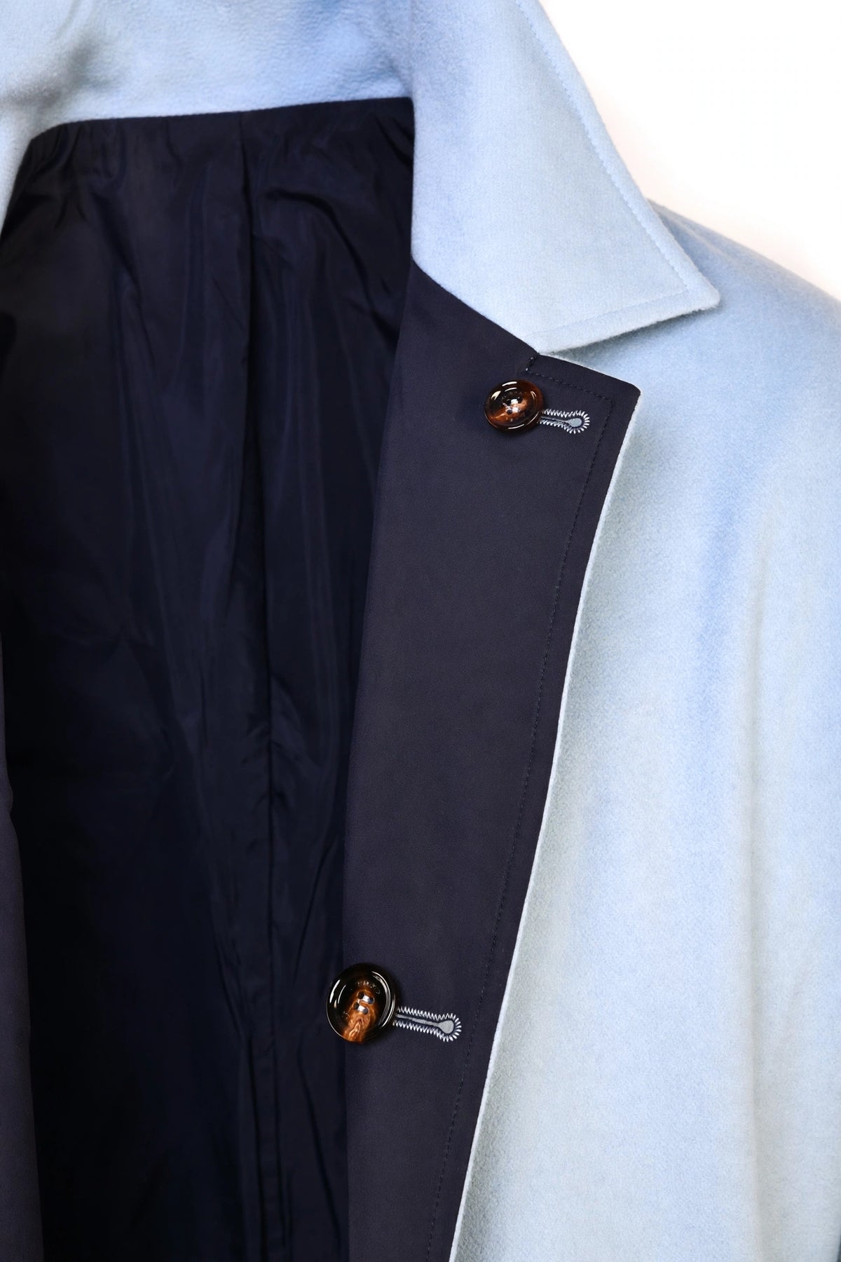 Kired by Kiton Peak Cashmere Reversible Overcoat