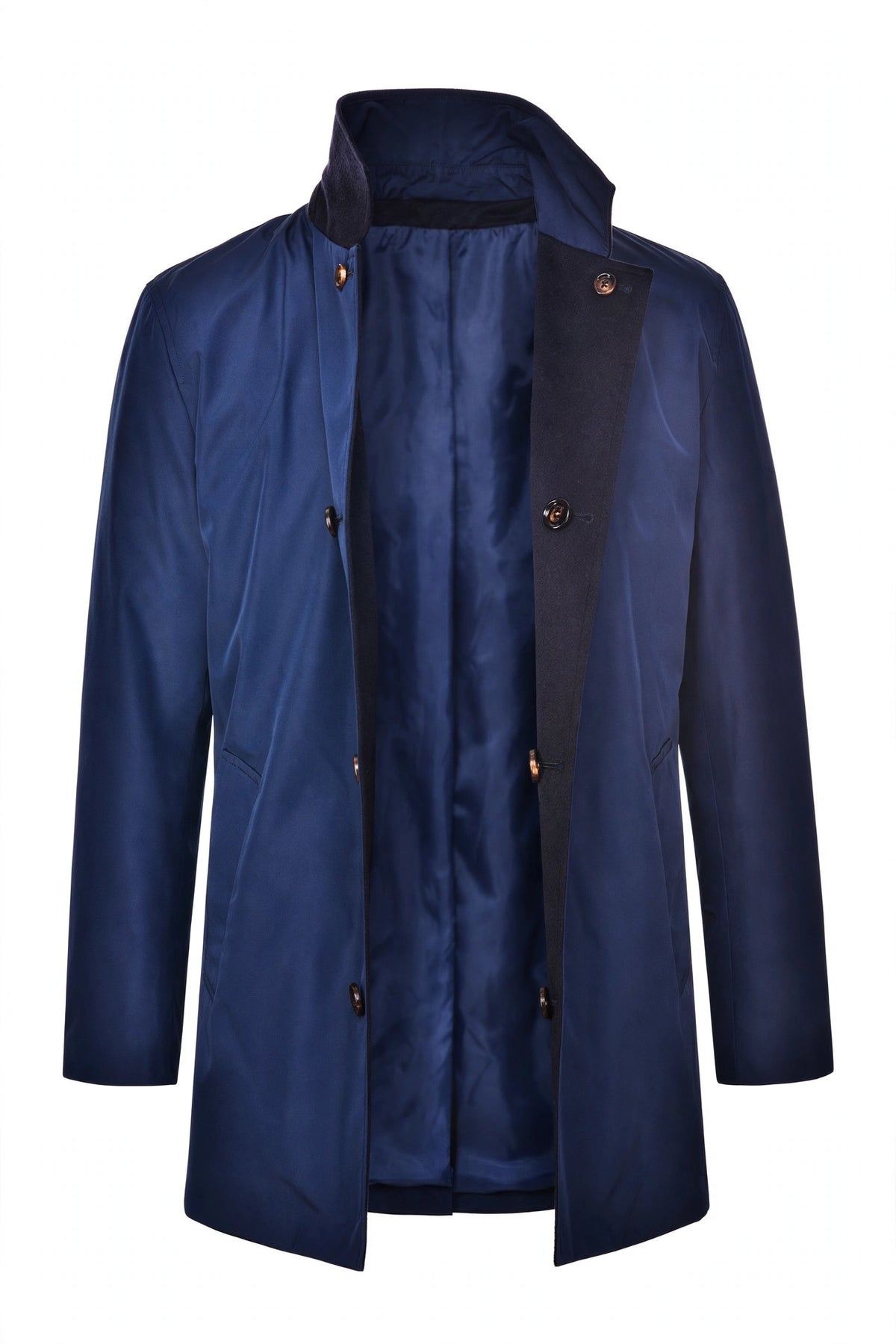 Kired by Kiton Peak Cashmere Reversible Overcoat
