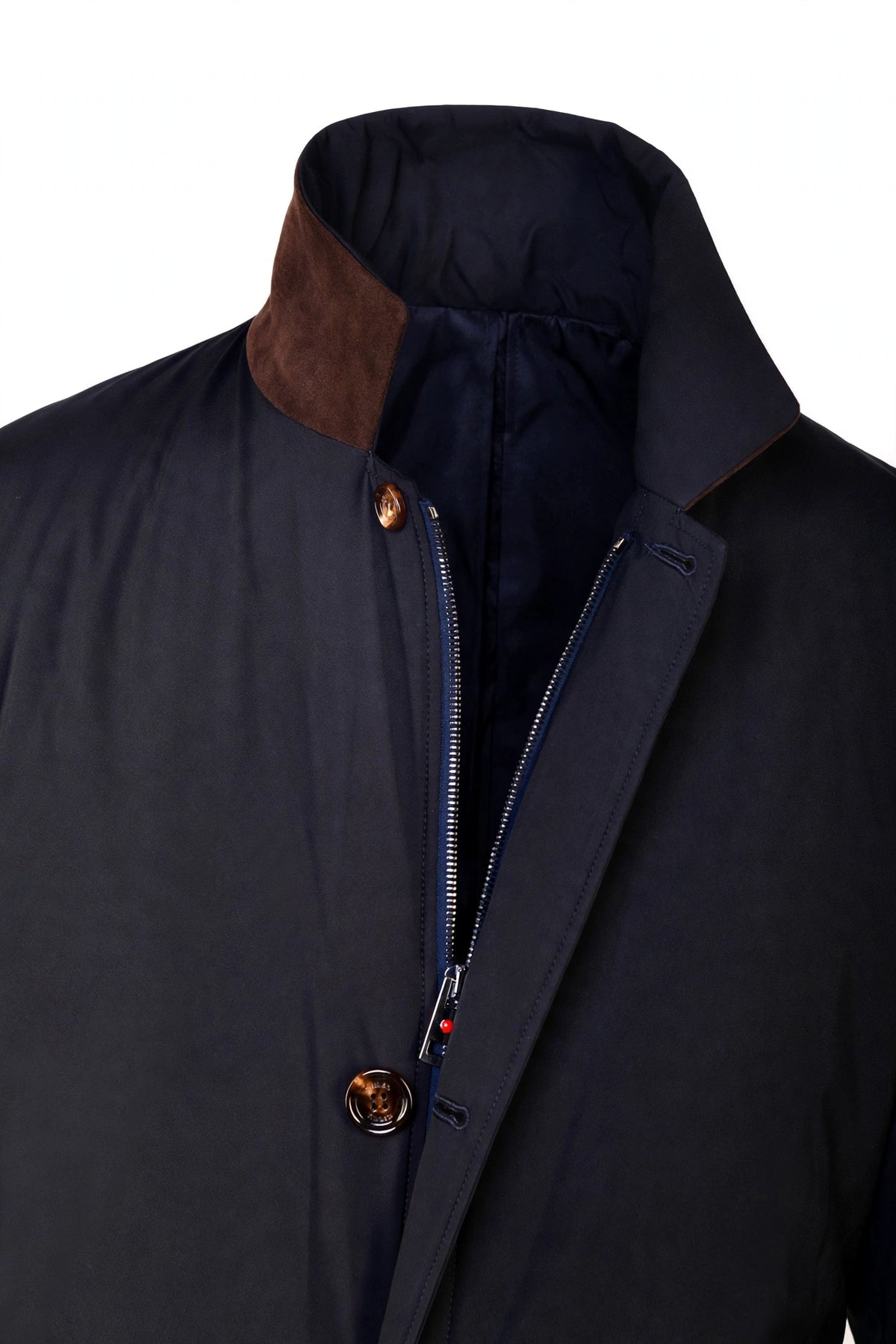 Kired by Kiton Sherp Zip-Up Overcoat
