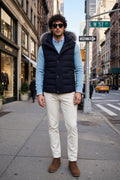 Kired by Kiton Kishb Cashmere Vest w/ Detachable Fox Fur Hood