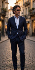 Sartorio Virgin Wool-Mohair Suit