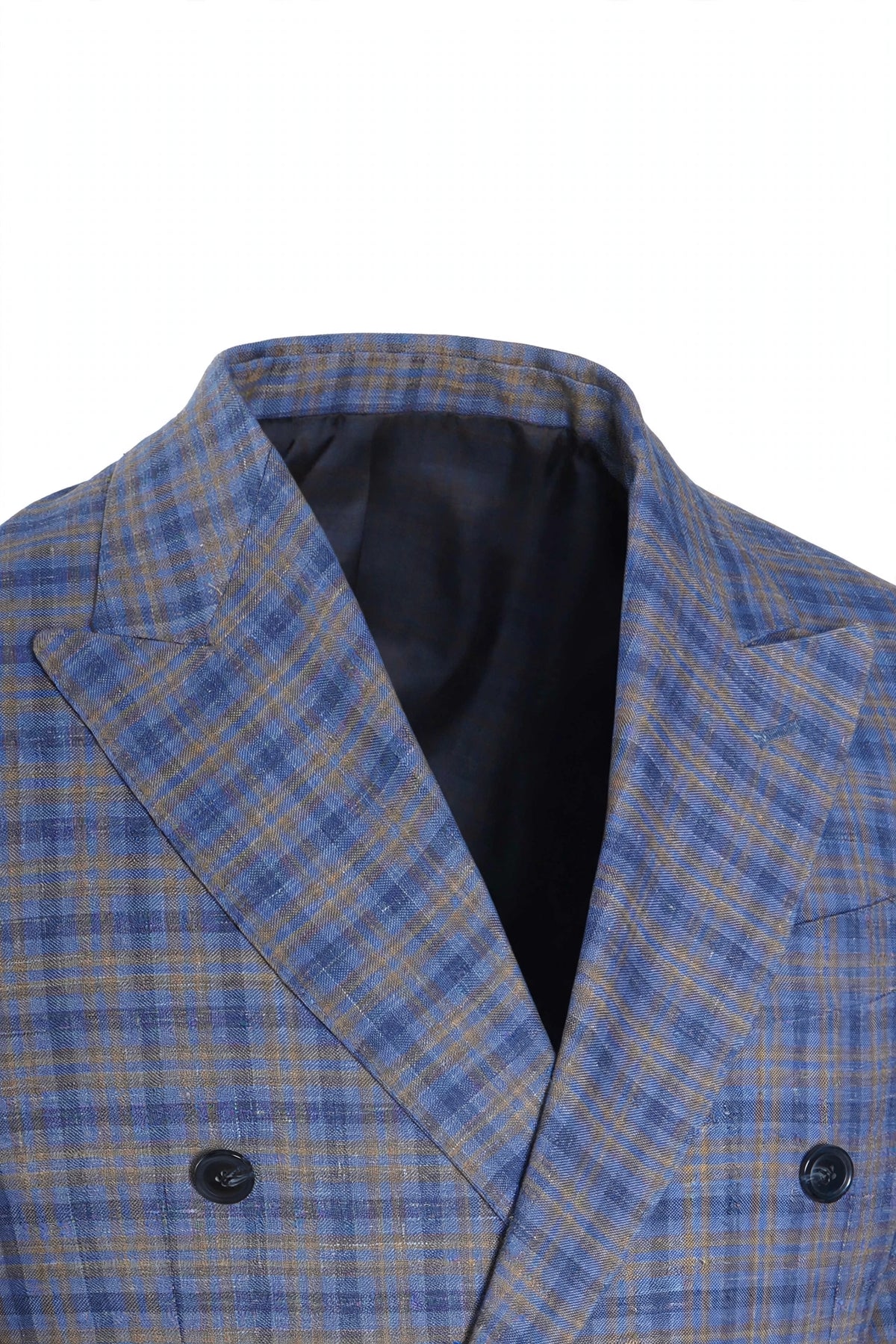 Sartorio Double Breasted Virgin Wool-Silk Sport Jacket