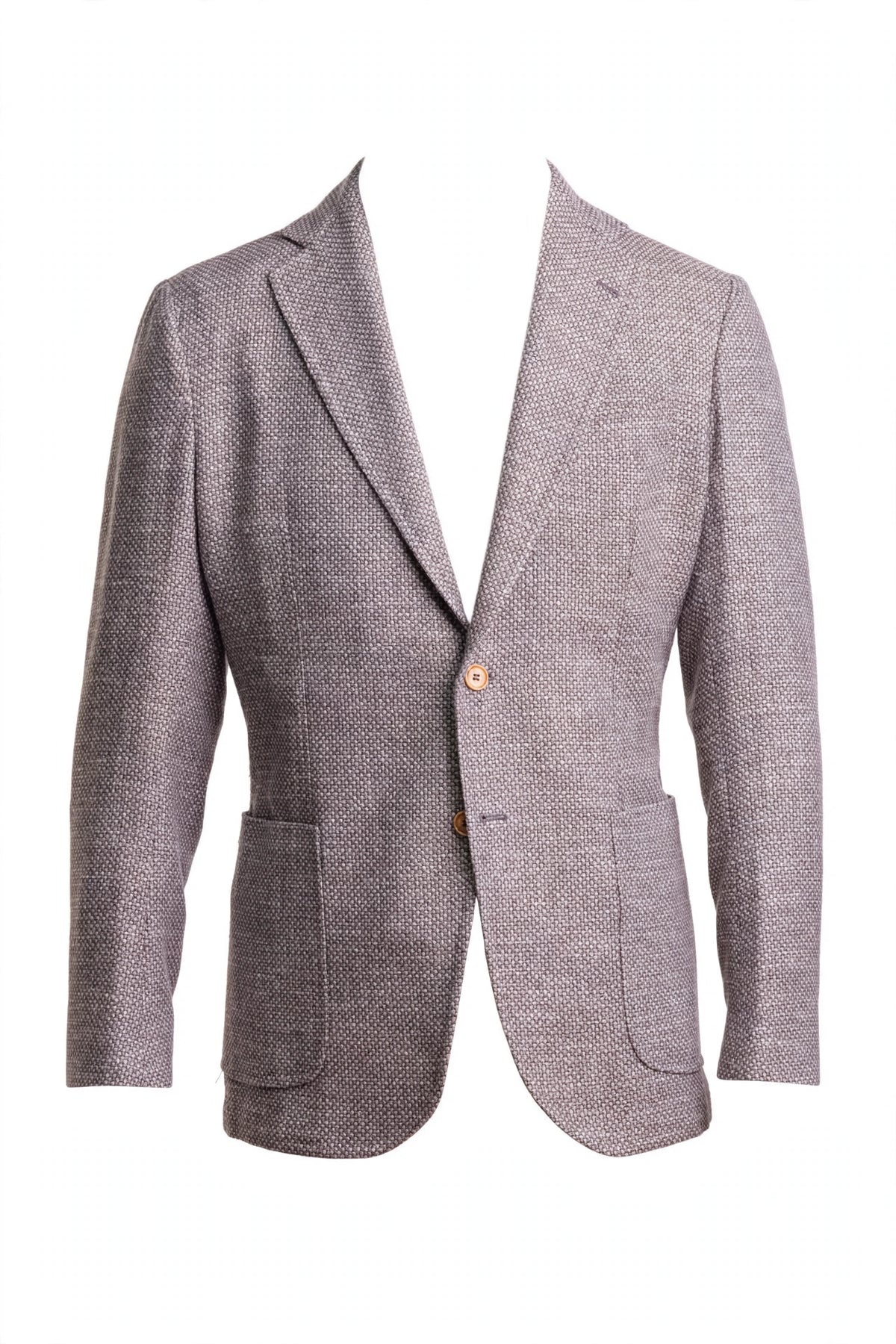 Sartorio Birdseye Virgin Wool-Silk-Cotton Sport Jacket