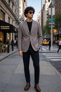 Sartorio Birdseye Virgin Wool-Silk-Cotton Sport Jacket