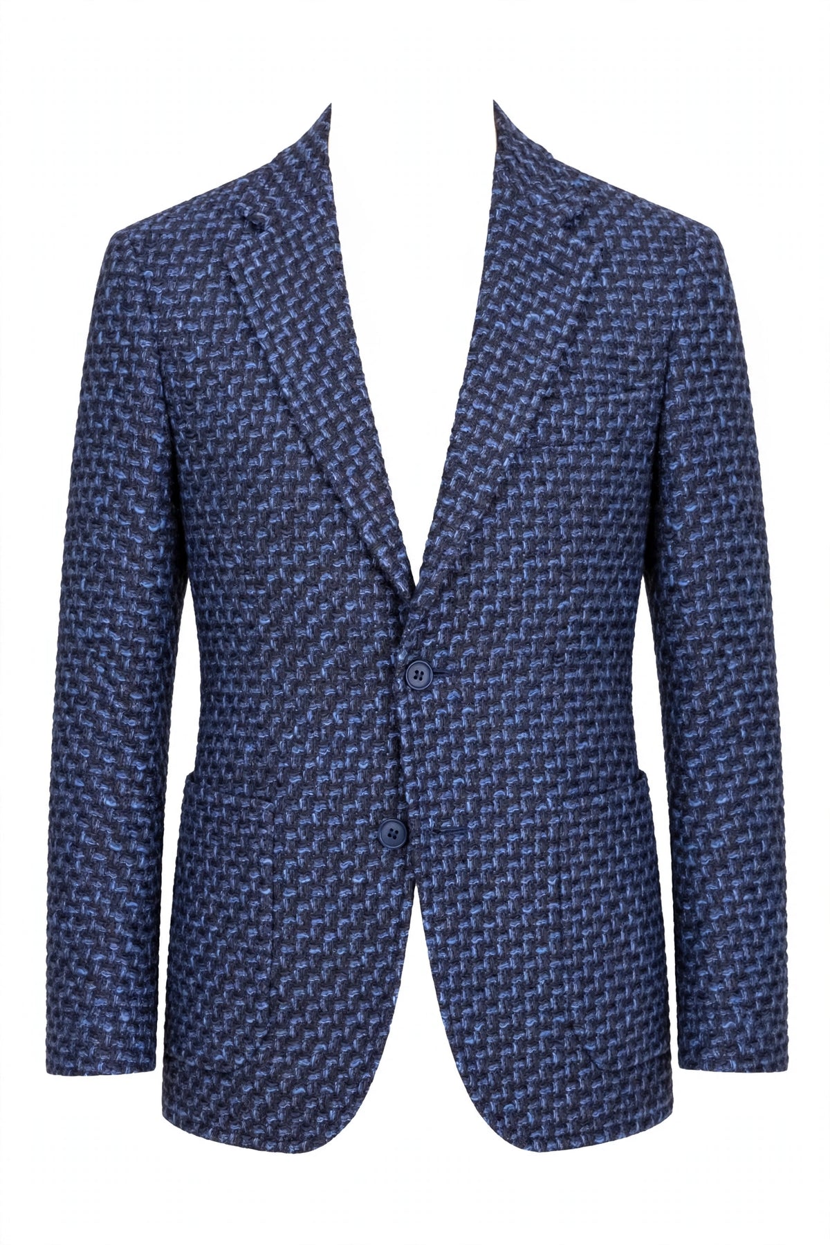 Sartorio Woven Virgin Wool-Cotton-Silk Sport Jacket