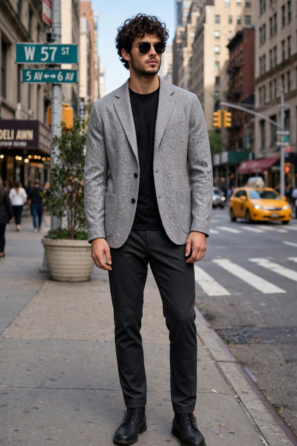 Sartorio Woven Virgin Wool-Cotton-Silk Sport Jacket