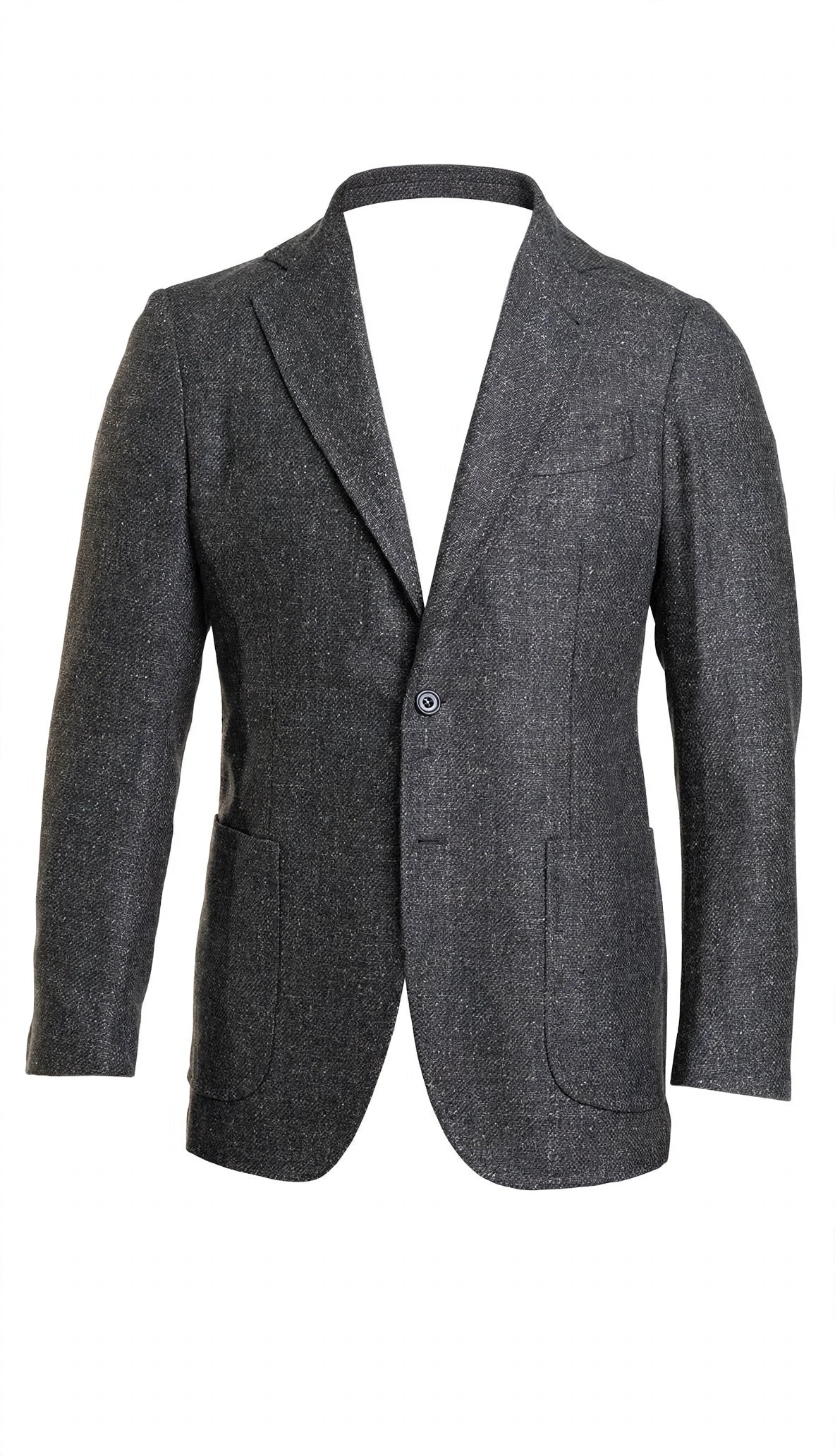 Sartorio Woven Virgin Wool-Silk-Linen Sport Jacket